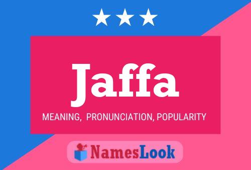 Póster del nombre Jaffa