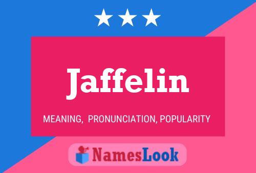 Póster del nombre Jaffelin