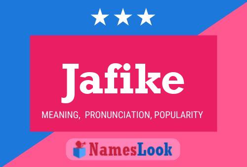 Póster del nombre Jafike