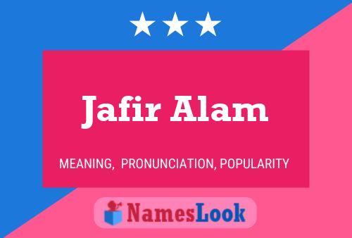 Póster del nombre Jafir Alam