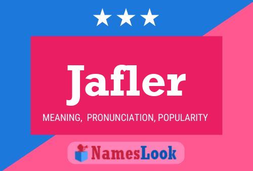 Póster del nombre Jafler