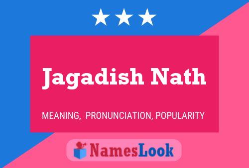 Póster del nombre Jagadish Nath