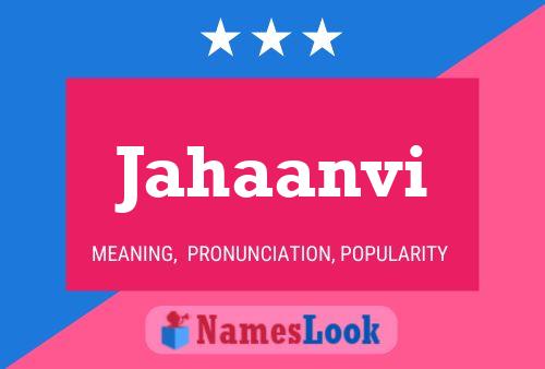 Póster del nombre Jahaanvi