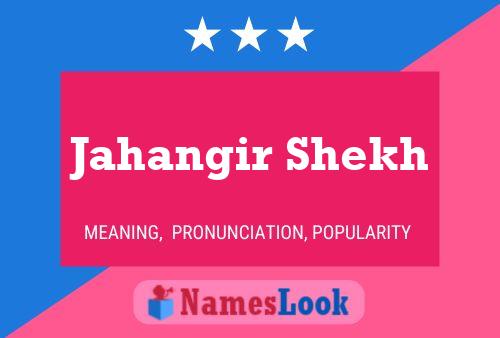 Póster del nombre Jahangir Shekh