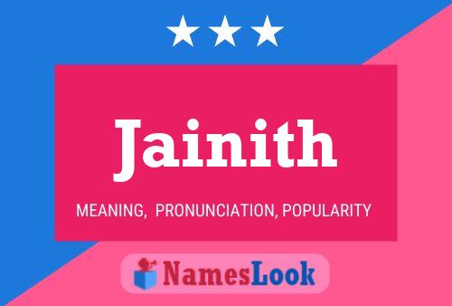 Póster del nombre Jainith