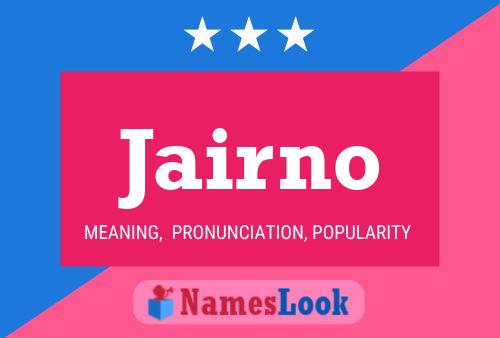 Póster del nombre Jairno