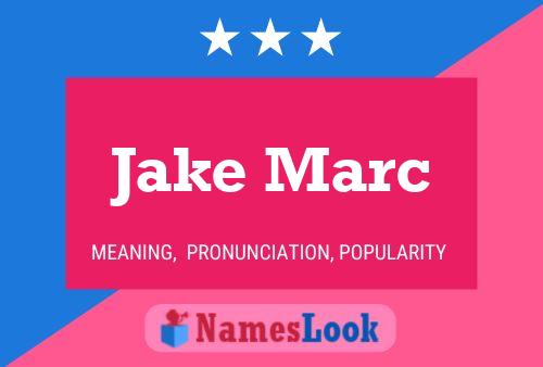 Póster del nombre Jake Marc