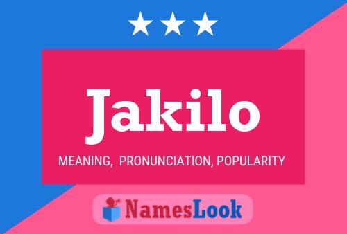 Póster del nombre Jakilo