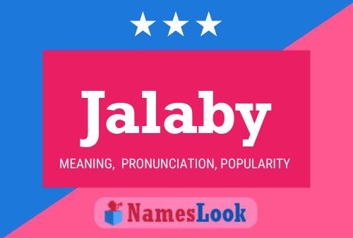 Póster del nombre Jalaby