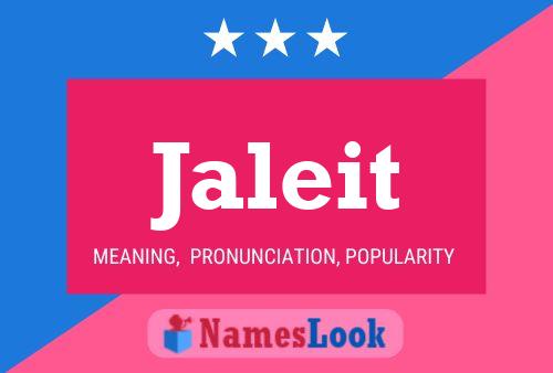 Póster del nombre Jaleit