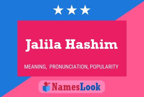 Póster del nombre Jalila Hashim