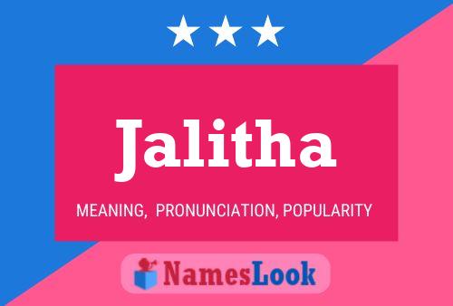 Póster del nombre Jalitha