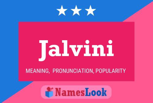 Póster del nombre Jalvini