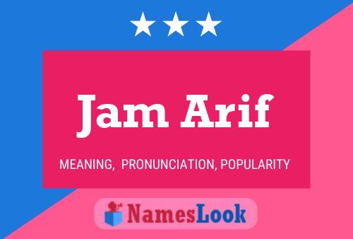 Póster del nombre Jam Arif