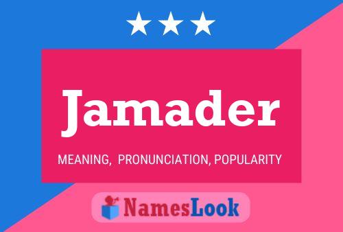 Póster del nombre Jamader