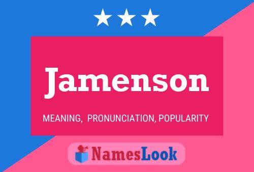 Póster del nombre Jamenson