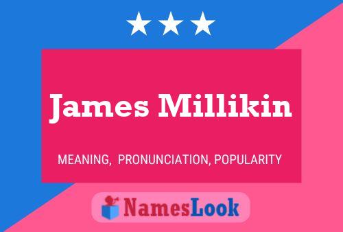 Póster del nombre James Millikin