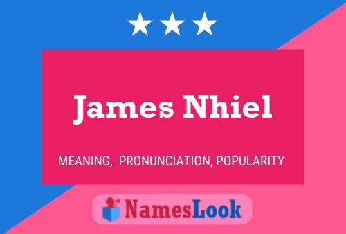 Póster del nombre James Nhiel