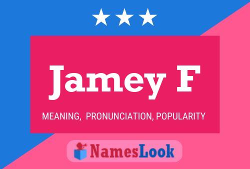 Póster del nombre Jamey F