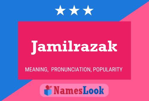 Póster del nombre Jamilrazak