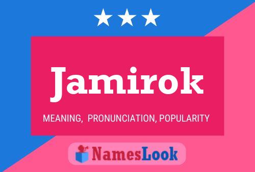 Póster del nombre Jamirok