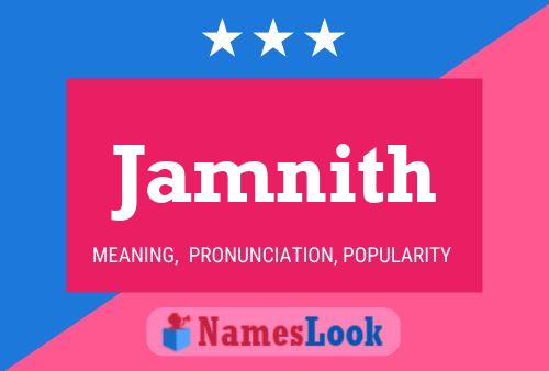 Póster del nombre Jamnith