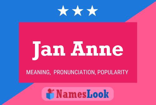 Póster del nombre Jan Anne