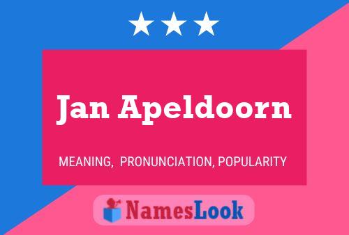 Póster del nombre Jan Apeldoorn