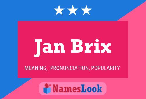 Póster del nombre Jan Brix