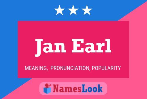 Póster del nombre Jan Earl