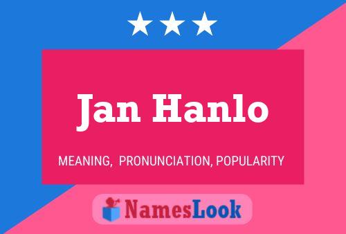 Póster del nombre Jan Hanlo