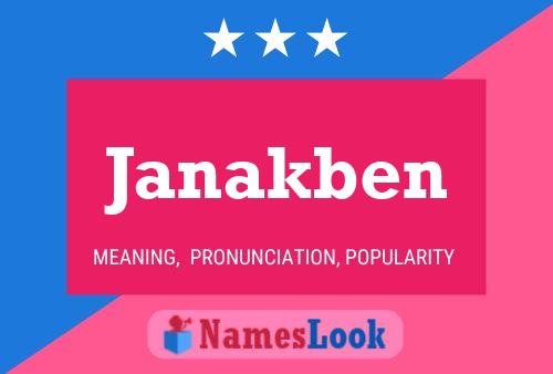 Póster del nombre Janakben