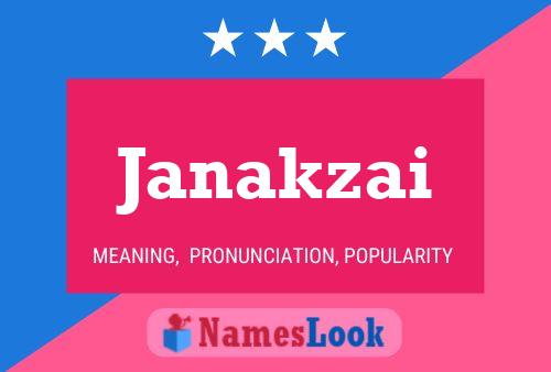 Póster del nombre Janakzai