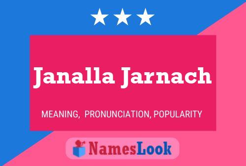 Póster del nombre Janalla Jarnach