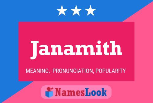 Póster del nombre Janamith