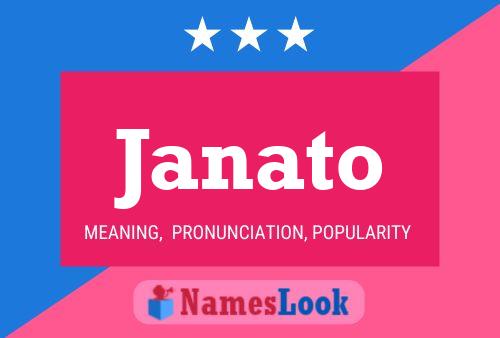 Póster del nombre Janato