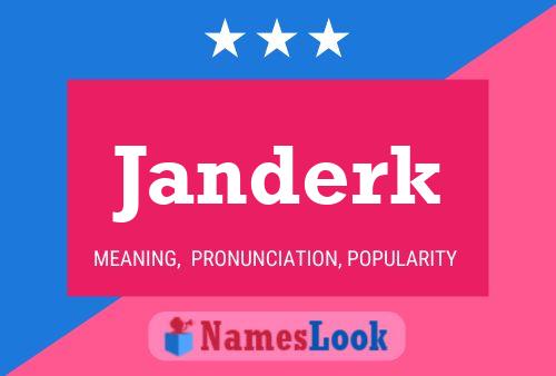 Póster del nombre Janderk