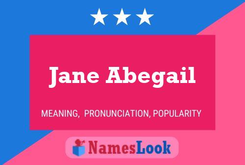 Póster del nombre Jane Abegail