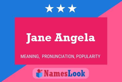 Póster del nombre Jane Angela