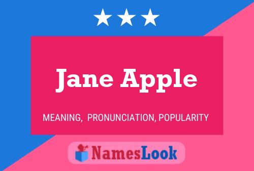 Póster del nombre Jane Apple