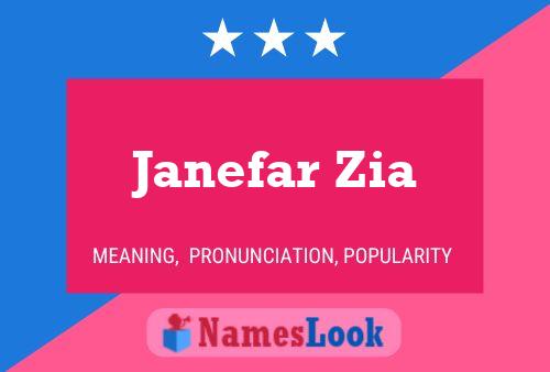 Póster del nombre Janefar Zia