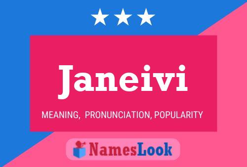 Póster del nombre Janeivi