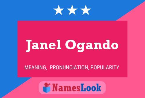 Póster del nombre Janel Ogando