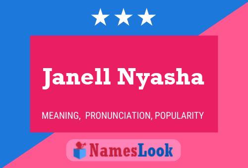 Póster del nombre Janell Nyasha