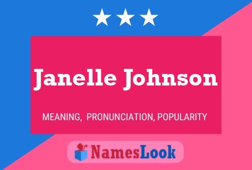 Póster del nombre Janelle Johnson