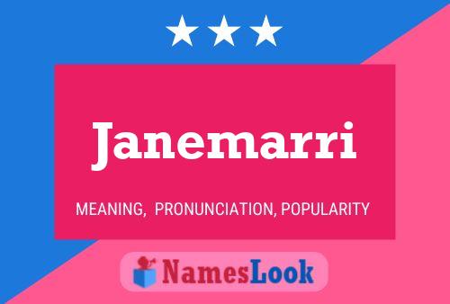 Póster del nombre Janemarri