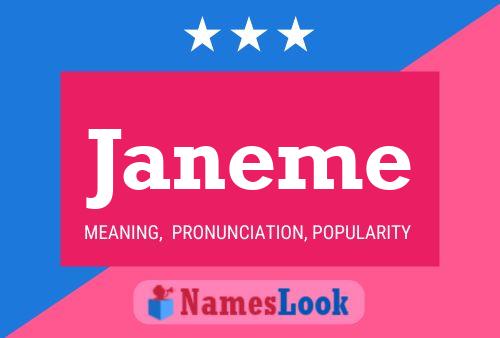 Póster del nombre Janeme