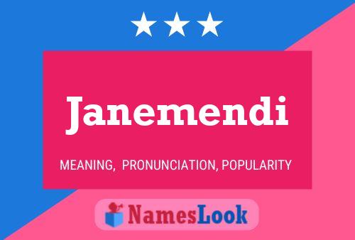 Póster del nombre Janemendi