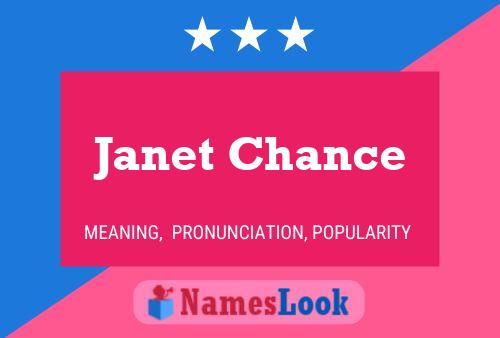 Póster del nombre Janet Chance