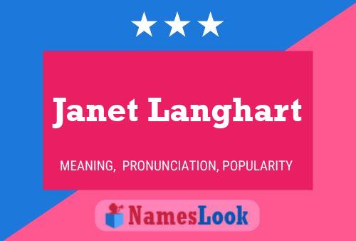 Póster del nombre Janet Langhart